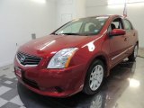 Red Brick Nissan Sentra in 2011