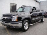 2004 Black Chevrolet Silverado 1500 Z71 Extended Cab 4x4 #70540289