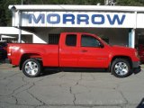 2008 Fire Red GMC Sierra 1500 SLE Extended Cab 4x4 #70570049