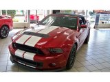 2013 Ford Mustang Shelby GT500 SVT Performance Package Convertible Front 3/4 View