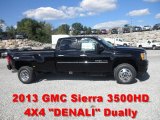 2013 Onyx Black GMC Sierra 3500HD Denali Crew Cab 4x4 Dually #70570513