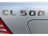 2001 Mercedes-Benz CL 500 Marks and Logos