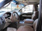 2007 Ford F150 King Ranch SuperCrew 4x4 Castano Brown Leather Interior