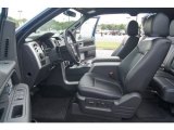 2012 Ford F150 FX2 SuperCab Black Interior