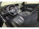 2009 BMW 6 Series 650i Coupe Black Dakota Leather Interior