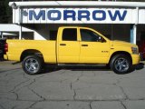 2008 Detonator Yellow Dodge Ram 1500 Sport Quad Cab 4x4 #70617810