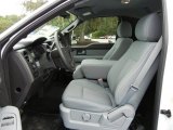 2012 Ford F150 STX Regular Cab Steel Gray Interior