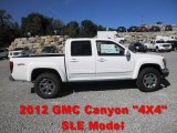 2012 Summit White GMC Canyon SLE Crew Cab 4x4 #70618455