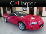 2002 Bright Rally Red Chevrolet Camaro Z28 SS 35th Anniversary Edition Convertible #70618400