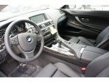 2013 BMW 6 Series 650i Coupe Black Interior