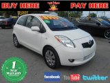 2008 Polar White Toyota Yaris 3 Door Liftback #70618375