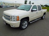 2013 White Diamond Tricoat Chevrolet Silverado 1500 LTZ Crew Cab 4x4 #70618307