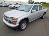 2012 Sheer Silver Metallic Chevrolet Colorado LT Crew Cab #70618302