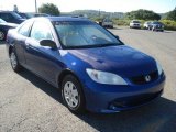2005 Fiji Blue Pearl Honda Civic Value Package Coupe #70617951