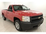 2007 Victory Red Chevrolet Silverado 1500 Work Truck Regular Cab #70618267