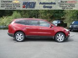 2012 Crystal Red Tintcoat Chevrolet Traverse LT AWD #70617905