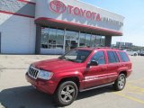 2004 Inferno Red Pearl Jeep Grand Cherokee Overland 4x4 #70687325