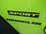 2012 Jeep Wrangler Sport S 4x4 Marks and Logos