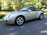 Silver Porsche 911 in 1996