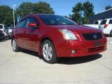 Red Brick Nissan Sentra in 2009