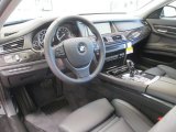 2013 BMW 7 Series 750i xDrive Sedan Black Interior