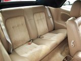 2004 Chrysler Sebring LXi Convertible Rear Seat