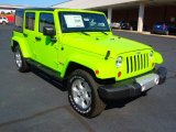 2013 Gecko Green Pearl Jeep Wrangler Unlimited Sahara 4x4 #70749335