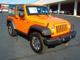 2013 Crush Orange Jeep Wrangler Rubicon 4x4 #70749334
