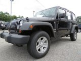 2012 Jeep Wrangler Unlimited Sport 4x4 Front 3/4 View