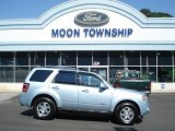 Light Ice Blue Metallic Ford Escape in 2009