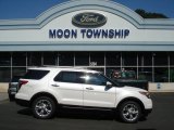 2013 White Platinum Tri-Coat Ford Explorer Limited 4WD #70748920