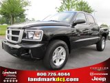 2011 Brilliant Black Crystal Pearl Dodge Dakota Big Horn Crew Cab #70748865