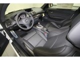 2013 BMW 1 Series 135i Coupe Black Interior