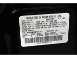 2011 M Color Code for Malbec Black - Color Code: GAC