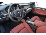 2013 BMW X6 xDrive35i Vermillion Red Interior