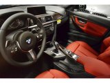 2013 BMW 3 Series 328i Sedan Coral Red/Black Interior