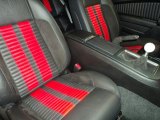 2012 Ford Mustang Shelby GT500 Convertible Charcoal Black/Red Interior