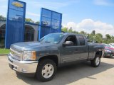 2012 Blue Granite Metallic Chevrolet Silverado 1500 LT Extended Cab 4x4 #70818349