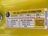 2012 Chevrolet Camaro SS Coupe Info Tag