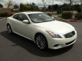 2008 Ivory Pearl White Infiniti G 37 S Sport Coupe #7058425