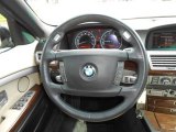 2007 BMW 7 Series 750Li Sedan Steering Wheel
