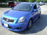2011 Metallic Blue Nissan Sentra SE-R Spec V #70818159