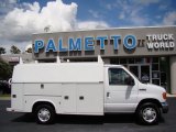 2007 Oxford White Ford E Series Cutaway E350 Commercial Utility Truck #70818622