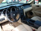 2007 Ford Mustang V6 Deluxe Coupe Medium Parchment Interior