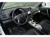 2013 Toyota Highlander SE 4WD Black Interior