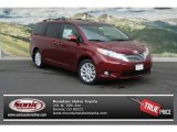 2013 Salsa Red Pearl Toyota Sienna Limited AWD #70818104