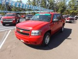 2007 Victory Red Chevrolet Avalanche LS #70893793