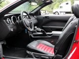 2005 Ford Mustang Roush Stage 1 Convertible Dark Charcoal/Red Interior