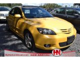 2004 Solar Yellow Mica Mazda MAZDA3 s Hatchback #70925500