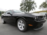 Pitch Black Dodge Challenger in 2013